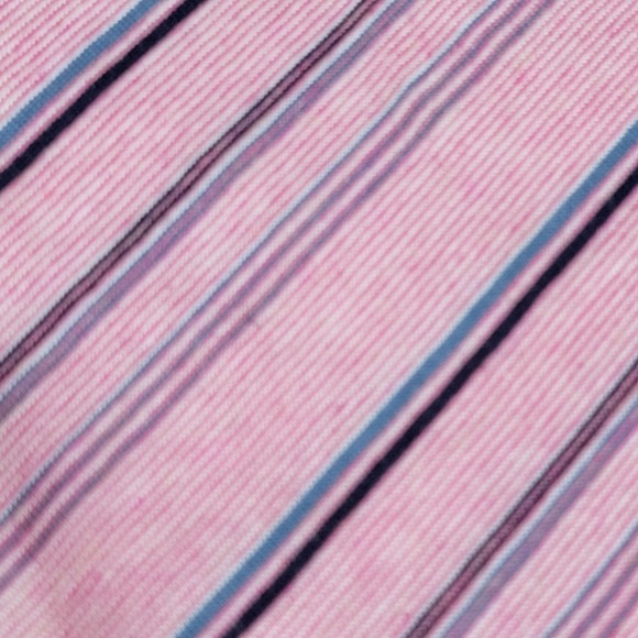 Jos. A. Bank Reserve NEW Mens XL Pink Striped Traditional Fit Cotton Polo Shirt - Picture 10 of 10